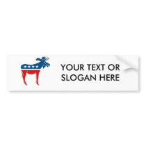 MOOSE PARTY BUMPER STICKER