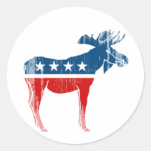 MOOSE PARTY Mascot Faded.png Sticker