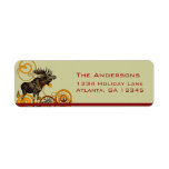 Moose Pine Tree Return Address Custom Return Address Labels
