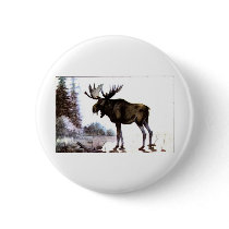 Moose Shirts and Gifts 111 Pin