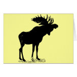 Moose Silhouette Greeting Card