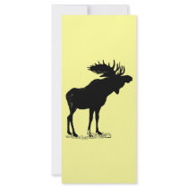 Moose Silhouette rack cards by samack Moose Silhouette rack cards