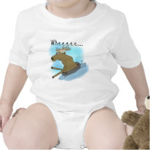 Moose Snow  Tubing Tshirts