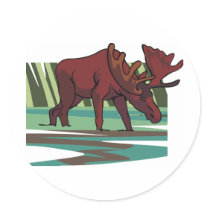 Moose stickers by animalworld Moose stickers