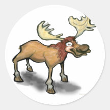Moose Stickers