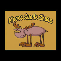 Moose Suede Shoes postcards