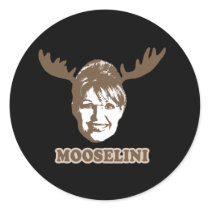 Mooselini Round Sticker