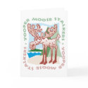 MooseStalkers Season's Greetings Card by jpgordon MooseStalkers Season's Greetings Card