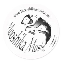 Mooshika Music Sticker sheet  ( 6 count)