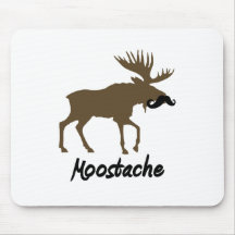 Moostache Mouse Pads