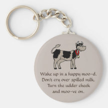 Moove On Keychain