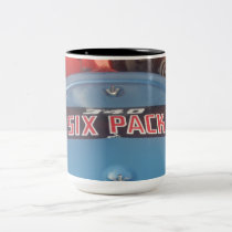 Mopar 340 Six Pack Sticker mugs