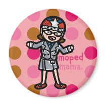 moped mama magnet.