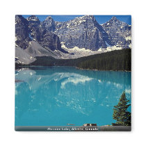 Moraine Lake, Alberta, Canada Refrigerator Magnet