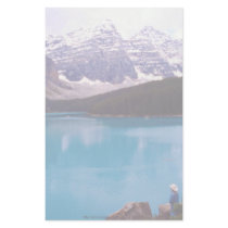 Moraine Lake, Alberta, Canada Custom Stationery