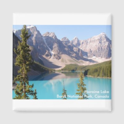 Moraine Lake/Banff National Park, Canada Magnet by riverme