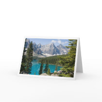 Moraine Lake Canada Greeting Card