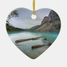 Moraine Lake Canada Christmas Ornaments