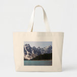 Moraine Lake Near Lake Louise In Canada Canvas Bags