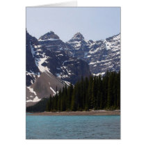 Moraine Lake Near Lake Louise In Canada Greeting Cards