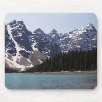 Moraine Lake Near Lake Louise In Canada mousepads by lifesphere Moraine Lake Near Lake Louise In Canada mousepads