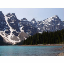 Moraine Lake Near Lake Louise In Canada photo sculptures by lifesphere Moraine Lake Near Lake Louise In Canada photo sculptures