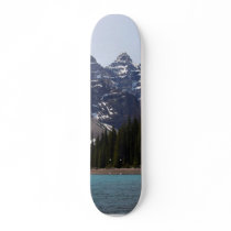 Moraine Lake Near Lake Louise In Canada skateboards by lifesphere Moraine Lake Near Lake Louise In Canada skateboards
