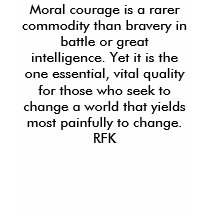 Moral courage is a rarer commodity than bravery... t-shirts by ceallachg Moral courage is a rarer commodity than bravery... t-shirts