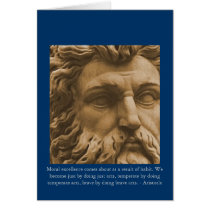 Moral excellence comes about as a result... cards by gothicarts Moral excellence comes about as a result... cards