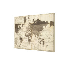 Moral, political World Canvas Print