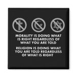 Morality and Religion Magnet