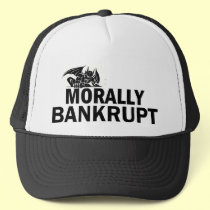 MORALLY BANKRUPT HAT