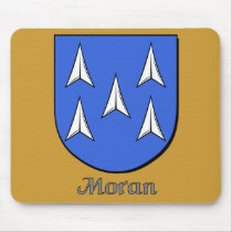 Moran Family Shield Mousepad by NameShack Moran Family Shield Mousepad