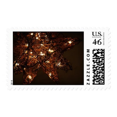 Moravian Star Postage Stamp by c2gardner