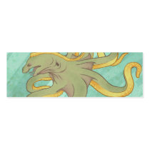 Moray Eel Octopus Bookmark Business Card Template