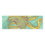 Moray Eel Octopus Bookmark Business Card Template