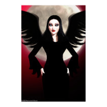 Morbella Wings Of Death Gothic Fantasy Art posters by darkdreams Morbella Wings Of Death Gothic Fantasy Art posters