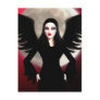 Morbella Wings Of Death Gothic Fantasy Postcard