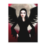 Morbella Wings Of Death Gothic Fantasy Postcard