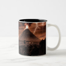 Mordor Lightning Storm Coffee Mug