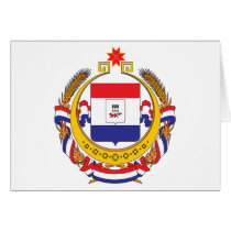 Mordovia Coat of Arms Greeting Card