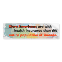 More Americans than Canadians bumper stickers by phreaki More Americans than Canadians bumper stickers