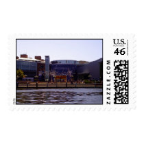 More beautiful harbor architecture postage stamp