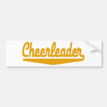 more cheerleader bumper stickers