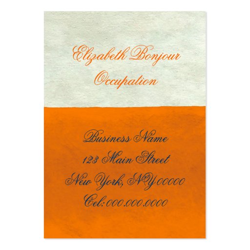 More Colors ~ Business Cards Large (back side)