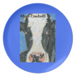 More Cowbell Party Plate