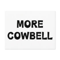 More Cowbell postcards