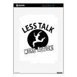 More Dancing less talk Decal For iPad 2