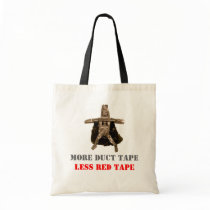 More Duct Tape Less Red Tape bags