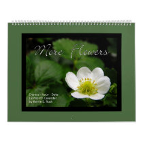 More Flowers Choose-Your-Date Huge Calendar